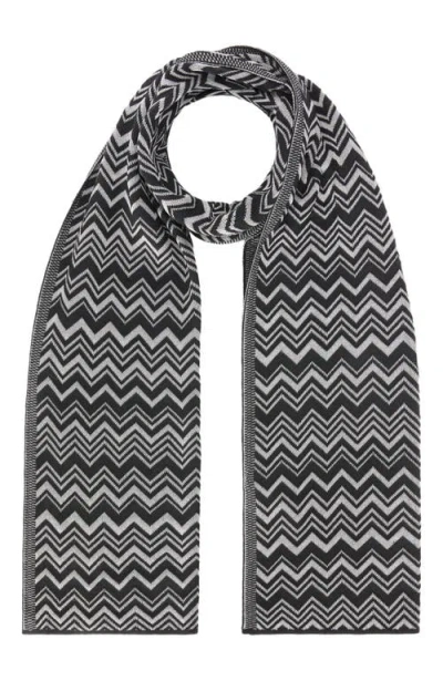 Missoni Wool And Viscose Scarf In Gray