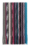 Missoni Wool And Viscose Scarf With Fringes In Multi