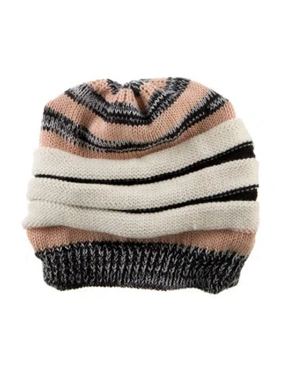 Pre-owned Missoni Wool Beanie In Neutral