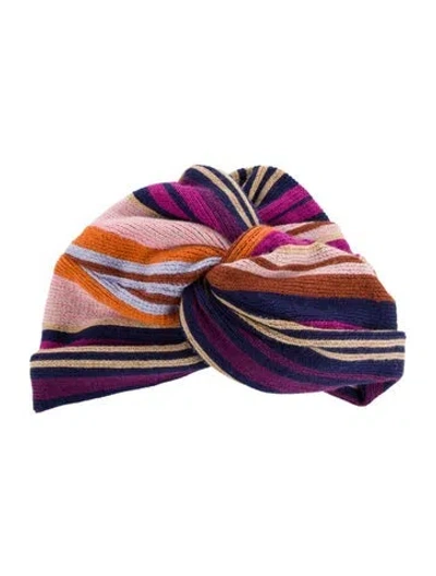 Pre-owned Missoni Wool Beanie In Pink