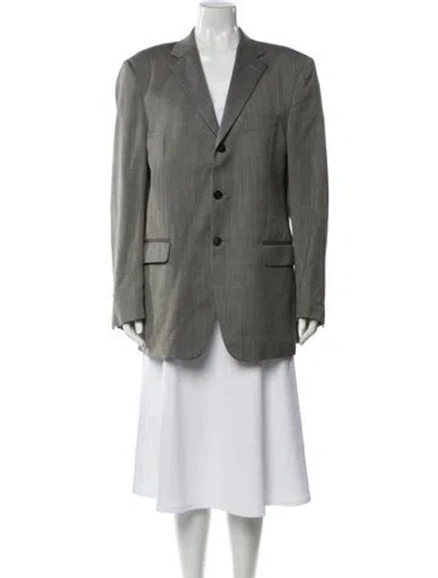 Pre-owned Missoni Wool Blazer In Gray