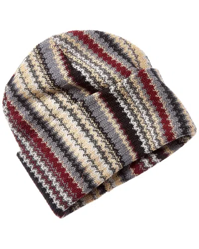 Missoni Wool-blend Beanie In Multi
