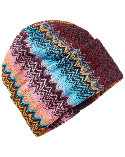 Missoni Wool-blend Beanie In Multi