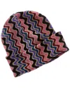 Missoni Wool-blend Beanie In Pink