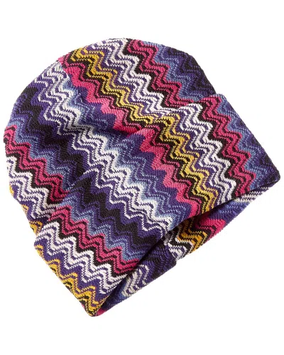 Missoni Wool-blend Beanie In Multi