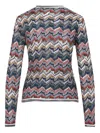 Missoni Womens Multicolor Tones Chevron V-neck Knit Cardigan In Multi