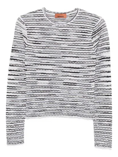 MISSONI WOOL BLEND CREWNECK SWEATER