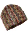 Missoni Wool-blend Hat In Brown