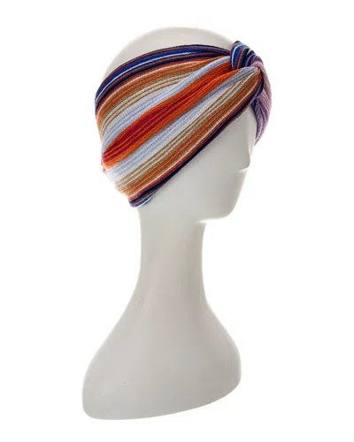 Missoni Wool-blend Headband In Blue