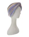 Missoni Wool-blend Headband In Blue