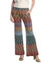 Missoni Wool-blend Palazzo Pant In Purple