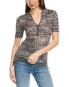 Missoni Wool-blend Polo Sweater In Black