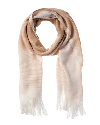 Missoni Wool-blend Scarf In Beige