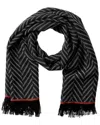 Missoni Wool-blend Scarf In Black