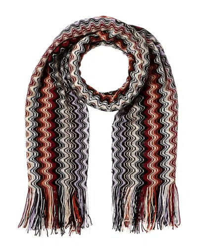 Missoni Wool-blend Scarf In Multi