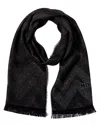 Missoni Wool-blend Scarf In Black