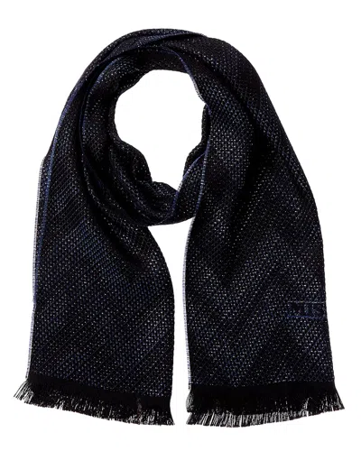 Missoni Wool-blend Scarf In Black