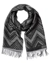 Missoni Wool-blend Scarf In Black