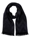 Missoni Wool-blend Scarf In Blue