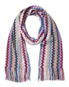 Missoni Wool-blend Scarf In Blue