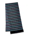 Missoni Wool-blend Scarf In Brown