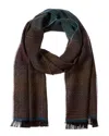 Missoni Wool-blend Scarf In Brown
