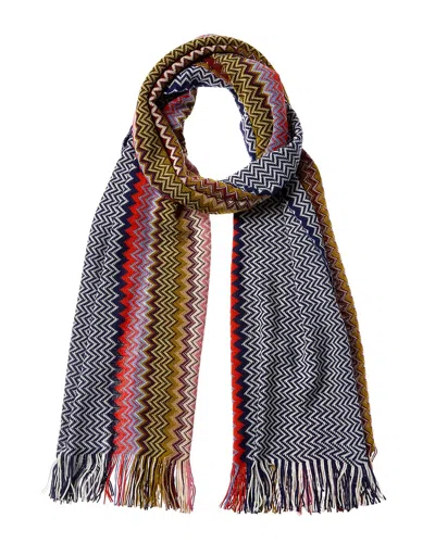 Missoni Wool-blend Scarf In Multi