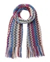 Missoni Wool-blend Scarf In Multi