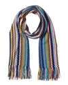 Missoni Wool-blend Scarf In Multi
