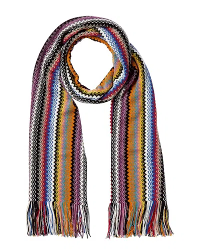 Missoni Wool-blend Scarf In Multi