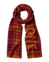 Missoni Wool-blend Scarf In Orange