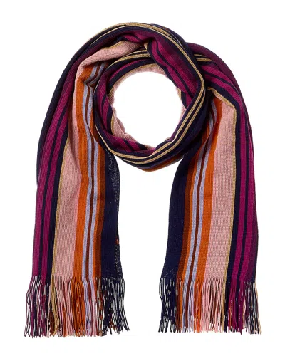 Missoni Wool-blend Scarf In Orange
