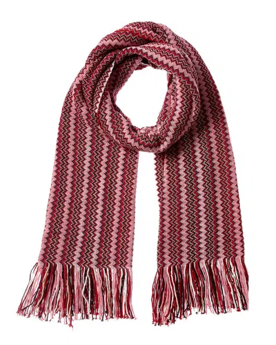 Missoni Wool-blend Scarf, Pink