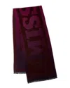 Missoni Wool-blend Scarf In Pink