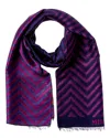 Missoni Wool-blend Scarf In Purple