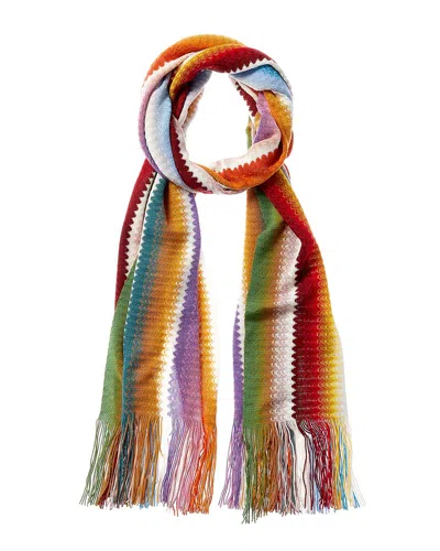 Missoni Wool-blend Scarf In Multi
