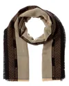Missoni Wool-blend Scarf In Sand