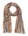 Missoni Wool-blend Scarf In White