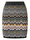 Missoni Wool Blend Skirt In Multi