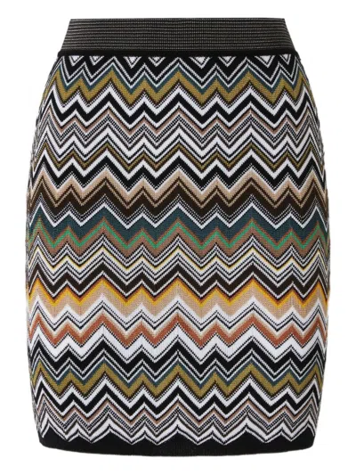 Missoni Wool Blend Skirt In Multi