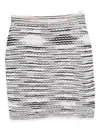 Missoni Striped Knit Skirt Elastic Waistband In Multi