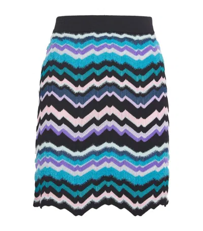 Missoni Wool-blend Zigzag Mini Skirt In Multi