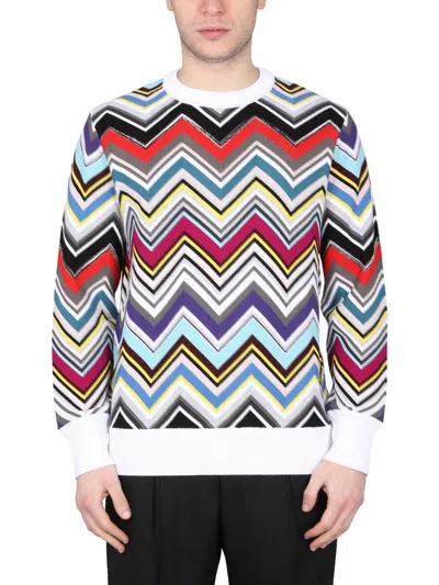 Missoni Multicolor Jacquard Sweater In Multicolour