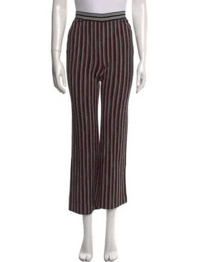 Pre-owned Missoni Wool Flared Pants In Black