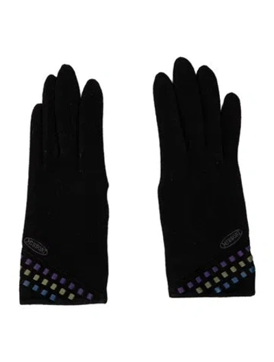 Pre-owned Missoni Wool Gloves In Black