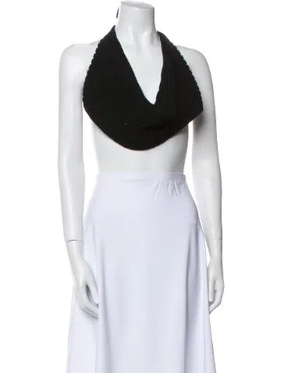 Pre-owned Missoni Wool Halterneck Sweater In White