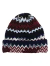Missoni Zigzag-woven Beanie In Black