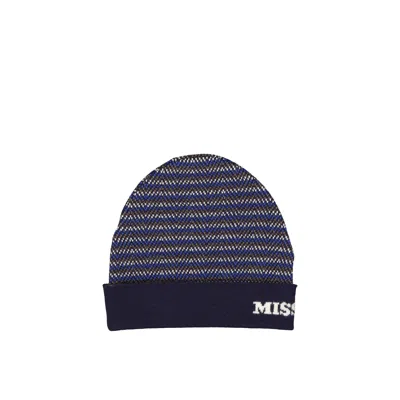 Missoni Wool Hat In Blue