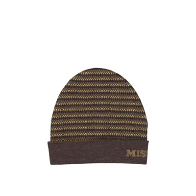Missoni Wool Hat In Brown