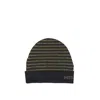 Missoni Striped Wool Beanie In Gray